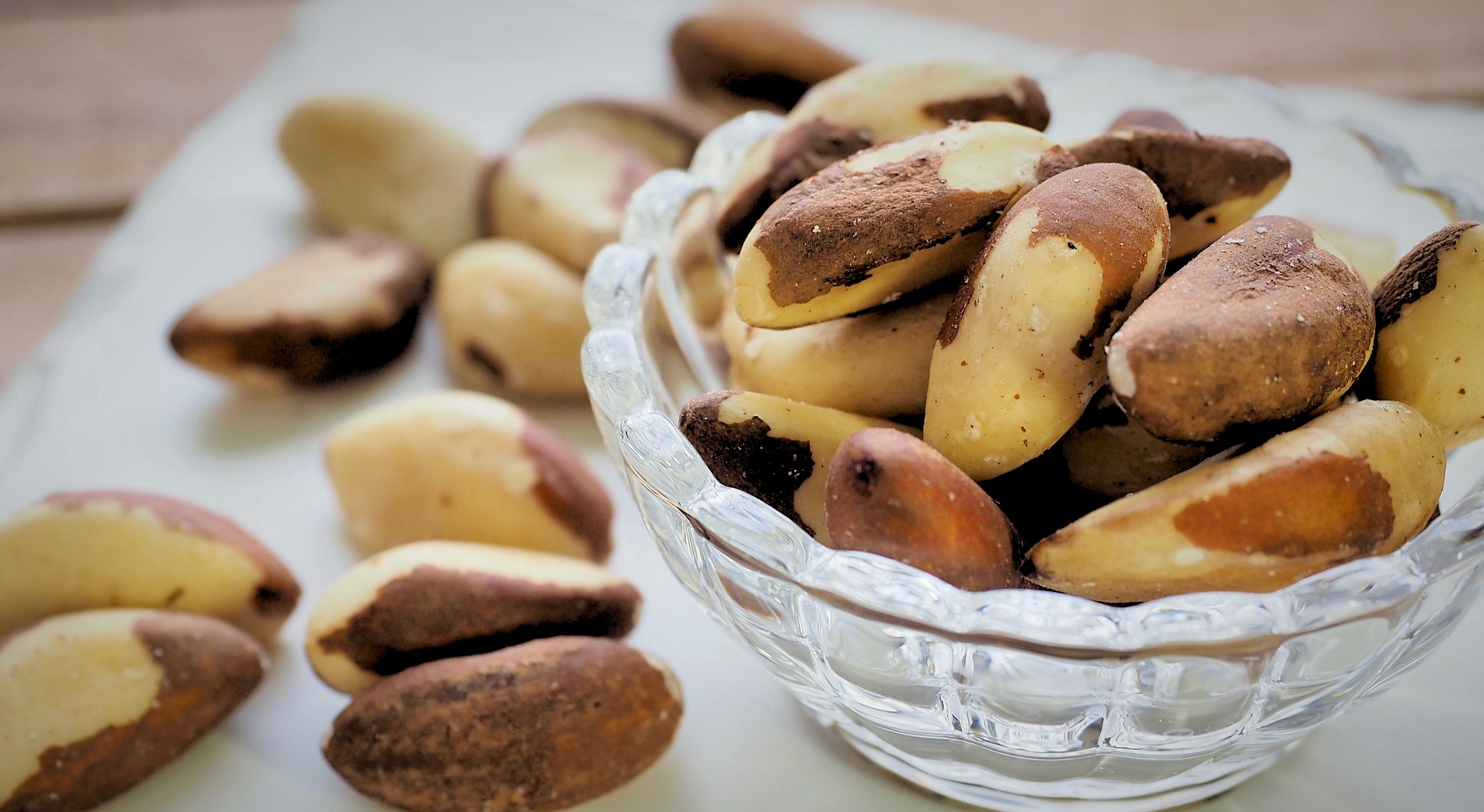 Salada de repolho roxo com castanha