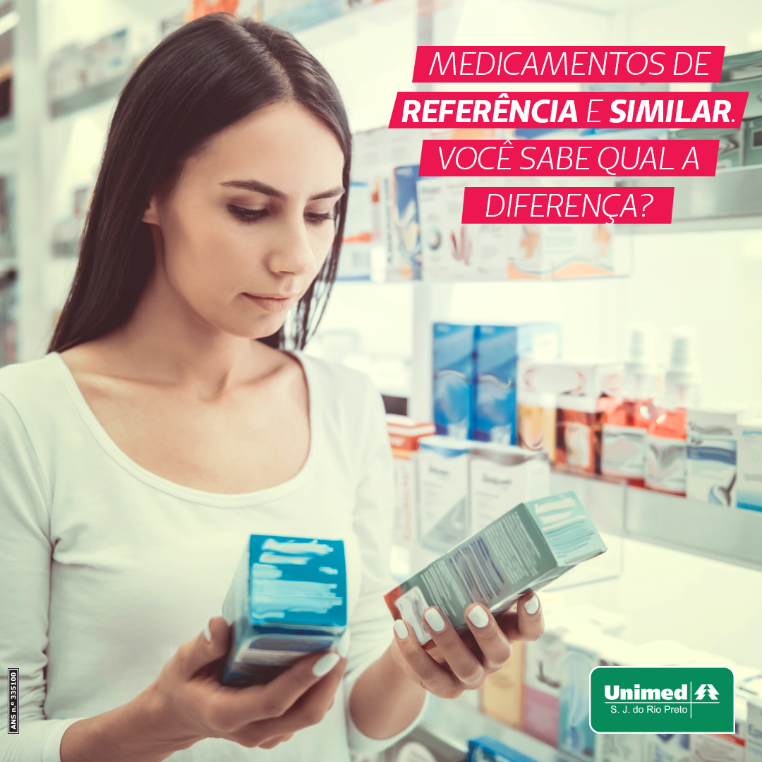 Medicamentos Similar e de Referência.  Você sabe qual a diferença?